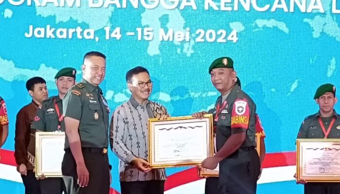 Babinsa Kodim Aceh Timur Wakili Kodam IM Terima Penghargaan Bangga Kencana Dan Penurunan Stunting
