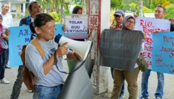 Jurnalis Di P.Siantar Tolak Rencana Revisi UU Tentang Penyiaran