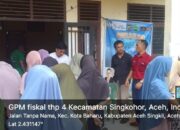 Banjir Surut, Tim GPM Suplai Pasokan Pangan Di Pelosok Aceh Singkil