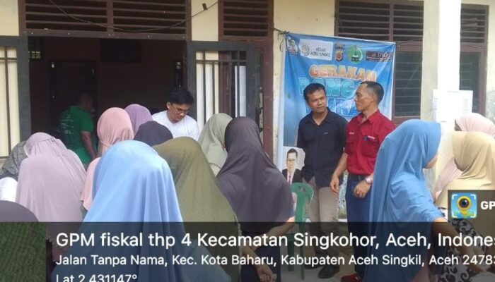 Banjir Surut, Tim GPM Suplai Pasokan Pangan Di Pelosok Aceh Singkil
