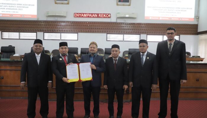 Pj Bupati Apresiasi Rekomendasi DPRK Aceh Besar Terhadap LKPJ TA 2023