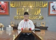   KETUA DPD Projo Muda Sumut Irwansyah Putra Hasibuan saat memberikan keterangan Pers terkait aspirasi warga Sumut sangat menginginkan agar Jokowi tetap berkarir di kancah politik meski sudah purna tugas sebagai Presiden.Waspada/Ist