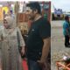 Inventor melayani pengunjung di Stand TTG Aceh Besar di Alun-alun Suka Makmue, Nagan Raya, Jumat (10/5). (Waspada/Ist)