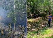 Lahan Ulayat Terbakar Di Lampuuk