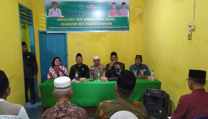 FKUB Padangsidimpuan Konsolidasi Dengan Tokoh Agama Jaga Kerukunan
