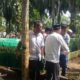 SUASANA Pemakaman Almarhum Sahdin Berampu, SH di Pemakaman Keluarga Kampung Baru dengan ratusan pengantar. (Waspada/Khairul Boangmanalu)