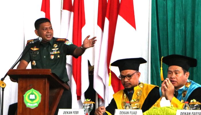 Danrem 011/Lilawangsa Orasi Ilmiah Di IAIN Langsa