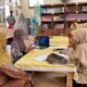 Tim Penilai Dispersip Aceh Besar mengunjungi Perustakaan Gampong dan Sekolah, Selasa (28/5). (Waspada/Ist)