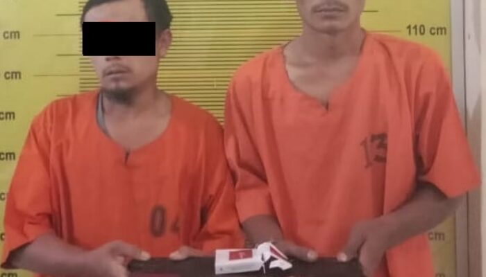 2 Warga Pijorkoling Ditangkap Di Aek Gareder, Miliki 7 Paket Sabu