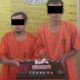 Dua tersangka pemilik 7 paket sabu-sabu diamankan di Mapolres Padangsidimpuan. (Waspada/Ist)
