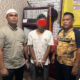 Tersangka AN, pelaku pencurian sepedamotor diamankan polisi di Mako Polres Aceh Timur, Kamis (2/4). Waspada/Muhammad Ishak