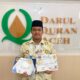 Santri SMA Swasta DQA, Rafi Riyadi,16, raih medali emas cabang biologi pada ajang Olimpiade Sains Siswa Nasional dan medali perak cabang bahasa inggris pada event Kompetisi Sains se-Indonesia tahun 2024, Jumat (03/05/24).(Waspada/Ist)