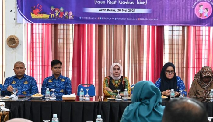 Pemkab Aceh Besar Dan BKKBN Provinsi Aceh Gelar Rapat Teknis