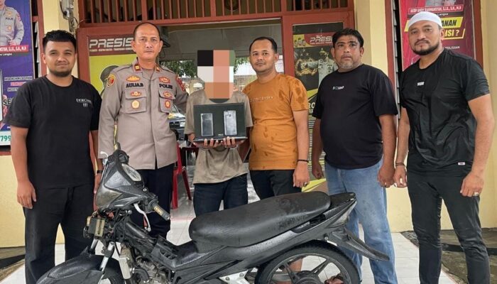 Polsek Langsa Timur Ringkus Tersangka Spesialis Pencurian Rumah