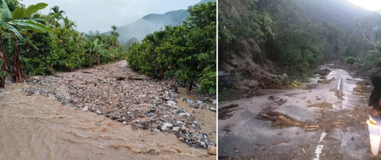Beberapa lokasi di Kecamatan Putri Betung, Gayo Lues, terdampak banjir bandang dan tanah longsor. Selasa, 14 /7 dinihari. Waspada/Ist
