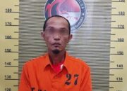 MDBM Alias D, 48, warga Jalan Bangau, Kelurahan Aek Manis, Kecamatan Sibolga Selatan Kota Sibolga ditahan Polres Sibolga karena kasus penyalahgunaan narkoba jenis Ganja. Waspada/ist