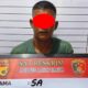SA, pelaku rudapaksa anak kandung diamankan di Polres Aceh Timur di Idi, Jumat (24/5). Waspada/Ist.