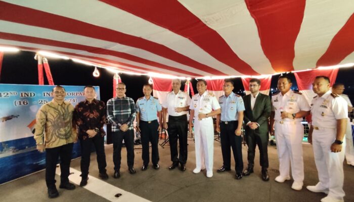 Penutupan Kegiatan Ind-Indo Corpat TNI-AL Dengan Angkatan Laut India