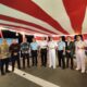 Foto bersama antara Anggota Forkopimda Sabang dengan Konjen India, Komandan Kapal Perang India INS Kulish P63, Cdr Ashish Naval. Komandan Kapal Perang India INS Chetlat T70, Lt Cdr Ankit Kumar Singh. (Waspasa/ist)