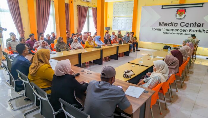 Komisioner KIP Aceh Tamiang Gelar Konsolidasi Dengan PPK