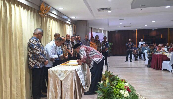 Pemkab Agara Tanda Tangani Target Capaian MCP Tahun 2024