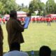 Penjabat Bupati Aceh Utara Dr Mahyuzar, MSi, mengukuhkan Pengurus Kampung Siaga Bencana (KSB) Kecamatan Banda Baro, Senin ( 27/5). Waspada/ist