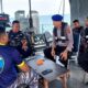 Kasat Polairud Polres Langkat AKP Heru Ediyanto SH memimpin patroli , Minggu (26/5/24).Waspada/ist