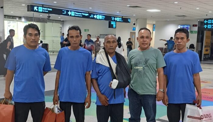 4 Nelayan Hilang Di Perairan Malaysia Tiba Di Indonesia