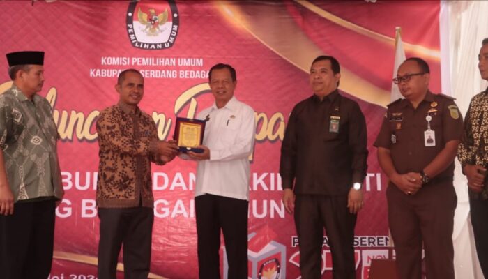 KPU Luncurkan Tahapan Pemilihan Bupati Dan Wakil Bupati Sergai 2024