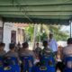 Geuchik Gampong Paya Bujok Beuramoe (PBB), Zubaili saat memberikan sambutannya usai peresmian tiga Gedung Workshop diantaranya BUMDes Mita Dinar, PAUD Geunaseh Poma, dan Sekretariat TPG, di Jalan Rel Kereta Api, Gampong Paya Bujok Beuramo, Kecamatan Langsa Barat, Selasa (28/5). Waspada/Rapian