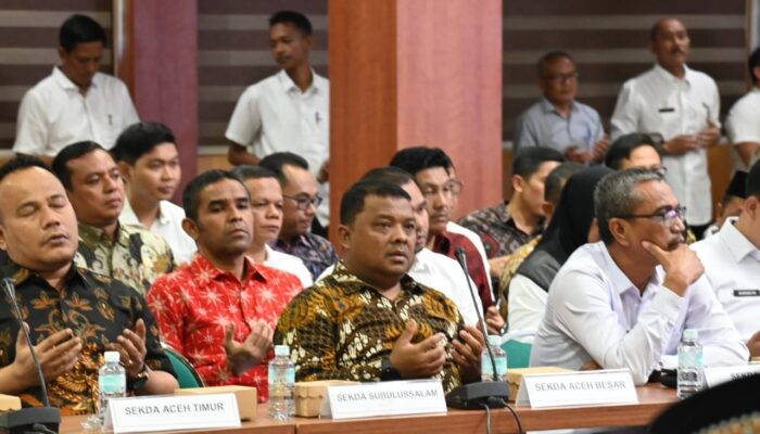 Sekda Aceh Besar Hadiri Rakor Pencegahan Korupsi Terintegrasi Wilayah Aceh