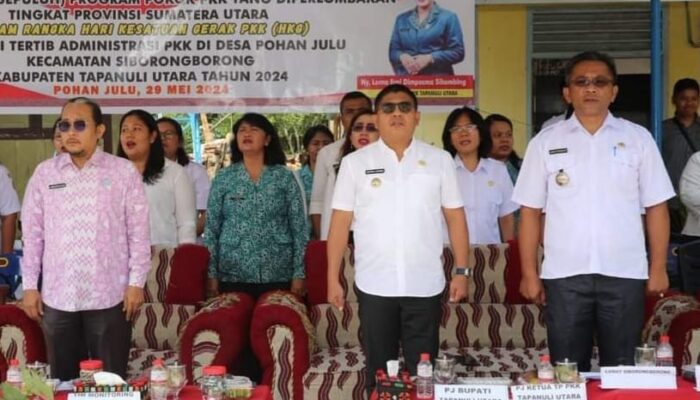 Pj Bupati Taput Monitoring Desa Percontohan Pelaksana 10 Program Pokok PKK