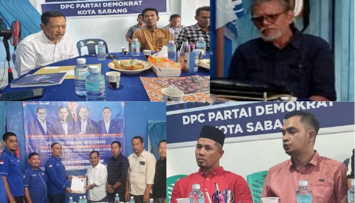 PD Sabang Terima Empat Bacalon Wali Kota