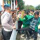 HIMMAH Palas kembali menggelar aksi unjuk rasa terkait dugaan Pungli PPK dan PPS Pilkada Palas 2024, di Halaman KPU Palas Jl. Listrik Lingk. VI Pasar Sibuhuan, Kamis (30/5) (Waspada/Muhammad Satio)