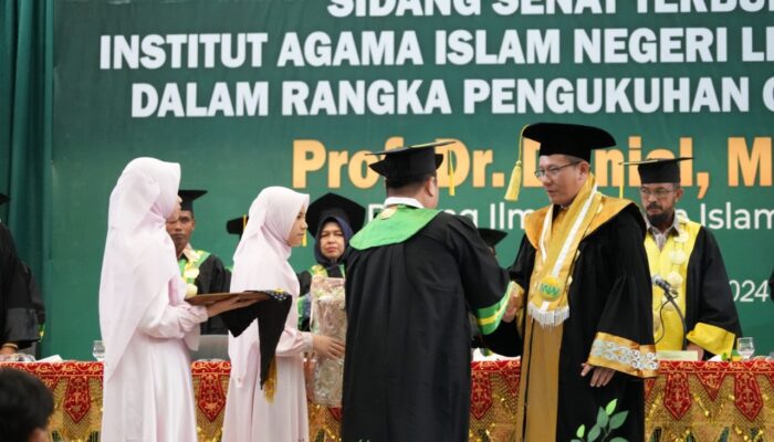 Direktur Diktis Kemenag RI Kukuhkan Guru Besar Pertama IAIN Lhokseumawe