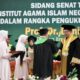 Rektor Institut Agama Islam Negeri (IAIN) Lhokseumawe Prof. Dr. Danial, M.Ag. dikukuhkan menjadi guru besar pada bidang Ilmu Hukum Islam, Kamis (9/5).Waspada/ist