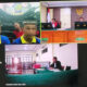 Kedua terdakwa yakni ayah dan anak sebagai penjual kulit harimau sumatera mengikuti sidang secara virtual di Lapas Kelas IIB Idi, Aceh Timur, Kamis (30/5). Waspada/H. Muhammad Ishak