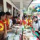 SD Negeri Hiliamaetaluo saat menggelar pameran  Proyek Penguatan Profil Pelajar Pancasila (P5) bertempat di halaman sekolah tersebut, Jumat (31/5). Waspada/ Budi Gowasa.
