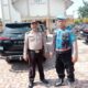 Personel Polres Pematangsiantar melakukan patroli dan pengamanan gereja di wilayah hukum Polres saat kegiatan ibadah peringatan Hari Kenaikan Yesus Kristus, Kamis (9/5).(Waspada-Ist).