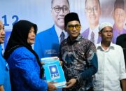 Penasihat Relawan Kolaborasi Bobby Nasution (RKBN), Hasanul Jihadi, atau akrab disapa Jiji, daftar Bacalon wali kota ke DPD PAN Binjai. (Waspada/ist)