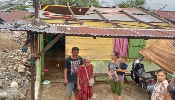 Satu Rumah Rusak Diterjang Angin Puting Beliung Di Aceh Tenggara