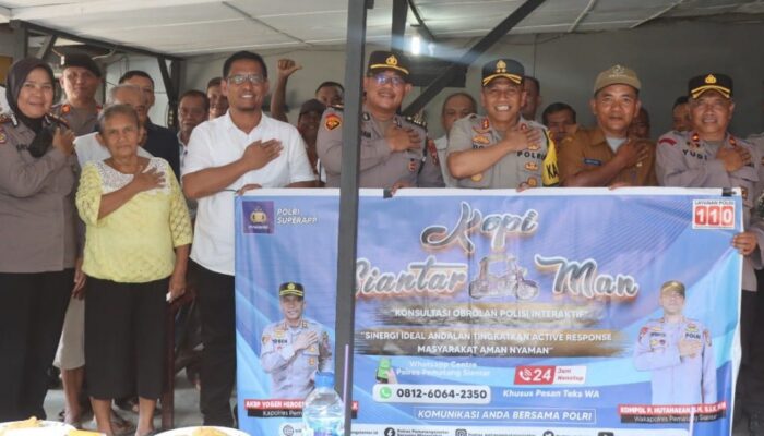 Lebih Dekat Dengan Warga, Kapolres Curhat Kamtibmas Kopi Siantar Man