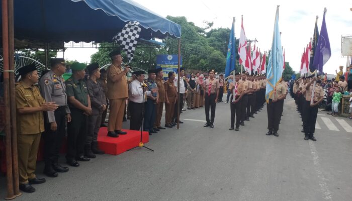 Polres Sibolga Amankan Pawai Ta’aruf MTQ Ke – 51 Tingkat Kota
