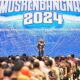 Presiden RI Joko Widodo membuka Musrenbangnas di Balai Sidang Jakarta Conversional Center (JOC), Senin (6/5). Waspada/Ist