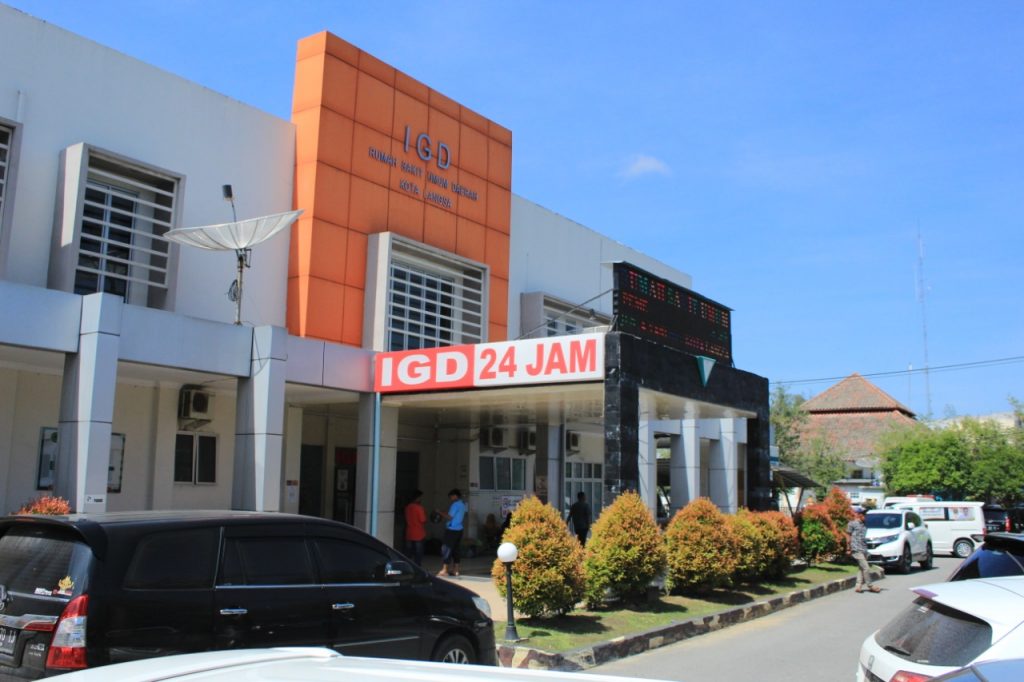 RSUD Langsa tampak dari depan yang kian bersolek. Waspada/Ist.