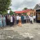 Calhaj Nagan Raya mengikuti manasik haji yang dilaksanakan Aula Kantor Kementerian Agama Kabupaten Nagan Raya, Kamis (2/4).(Waspada/Mujiburrahman)