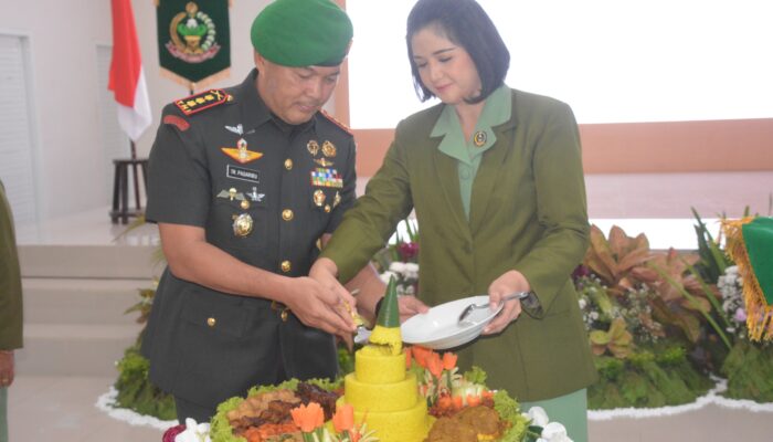 Korem 022/PT Rayakan HUT Ke-78 Persit KCK