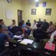 Personel Polsek Perbaungan saat melakukan mediasi. Waspada/ist
