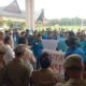 Keterangan Gambar: KNPI Palas minta Pj Bupati segera mencopot Inspektur Inspektorat Palas yang dinilai tidak mampu bekerja sesuai tupoksinya, di halaman SKPD Terpadu Sigala-gala, Rabu (15/5) (Waspada/Muhammad Satio)