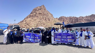 KELOMPOK Bimbingan Ibadah Haji dan Umrah (KBIHU) Jabal Noor melaksanakan sejumlah kegiatan bersama jamaah calon haji di Tanah Suci Madinah. Waspada/Ist